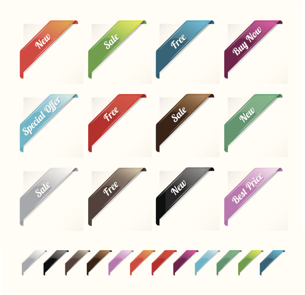 促进角落丝带图片下载