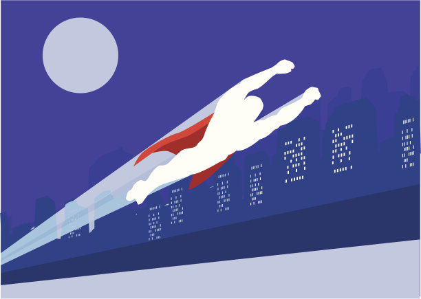 飞行英雄的概念图片下载