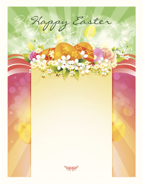 复活节快乐背景图片下载