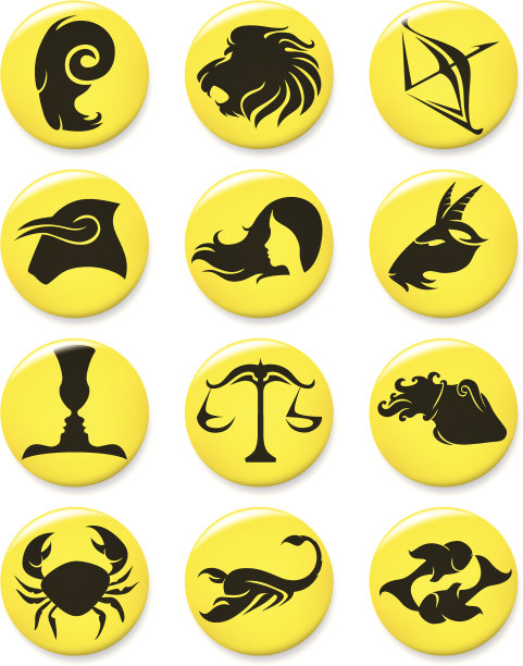 黄色针星座图片下载