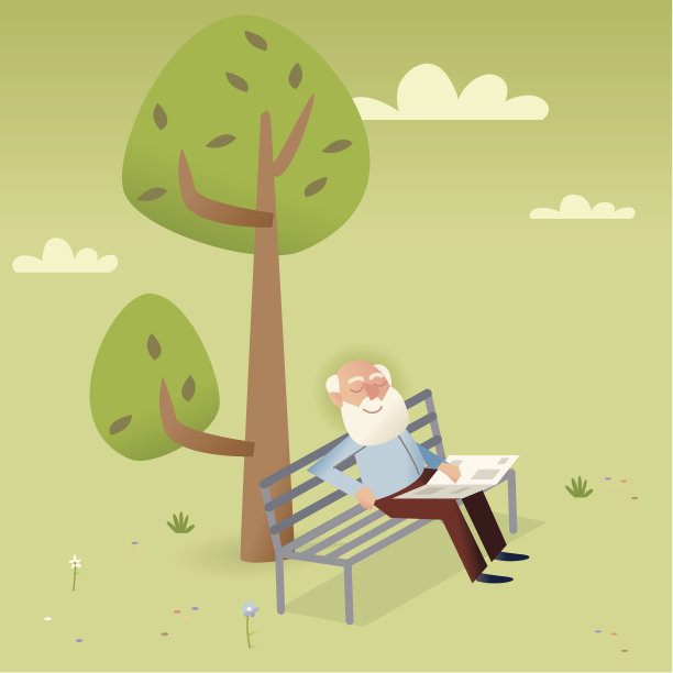 老古董在打盹图片下载