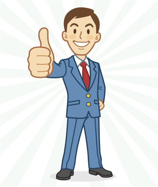男人竖起大拇指图片下载