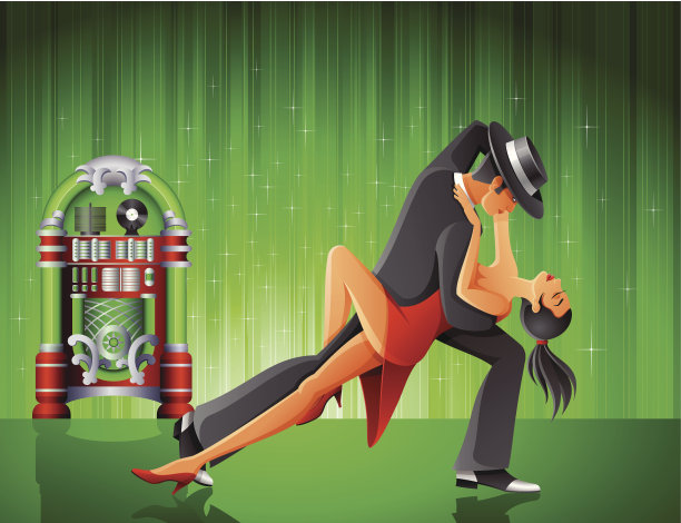 探戈表演素材图片