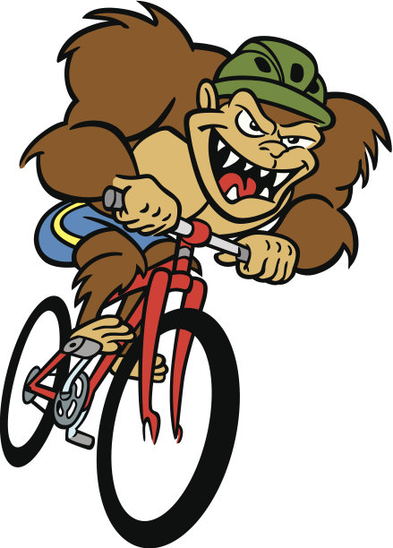 怪物在自行车图片下载