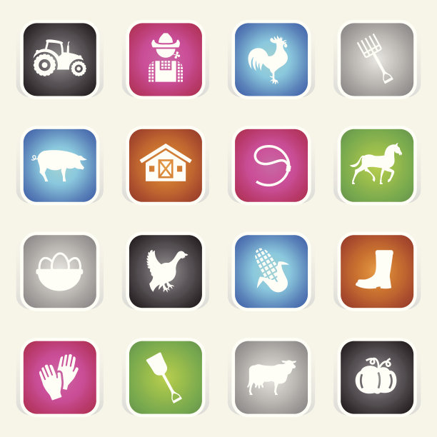 多色图标-农场图片下载