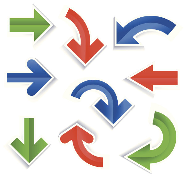 箭头贴纸图片下载