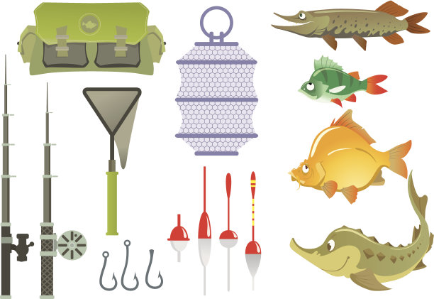 夏天钓鱼图片下载