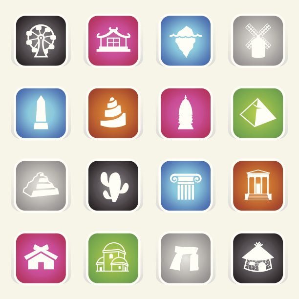 多色图标-旅行图片下载