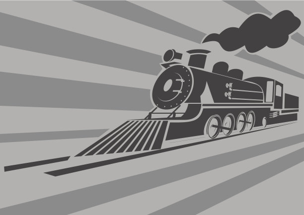 非常快的老式蒸汽火车图片下载