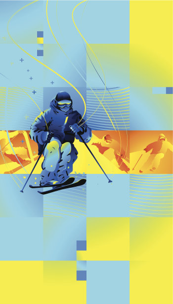 滑雪。图片下载