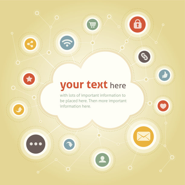 复古的云网络图片下载