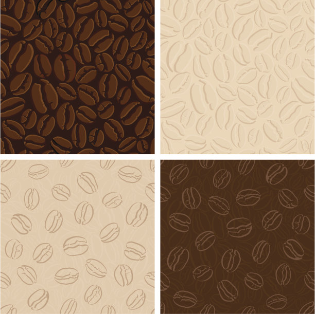 一套无缝咖啡模式图片下载