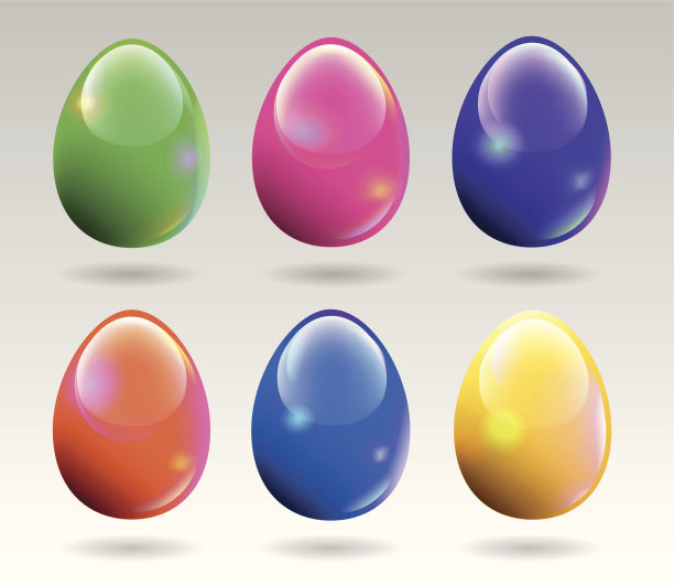 玻璃复活节彩蛋图标图片下载