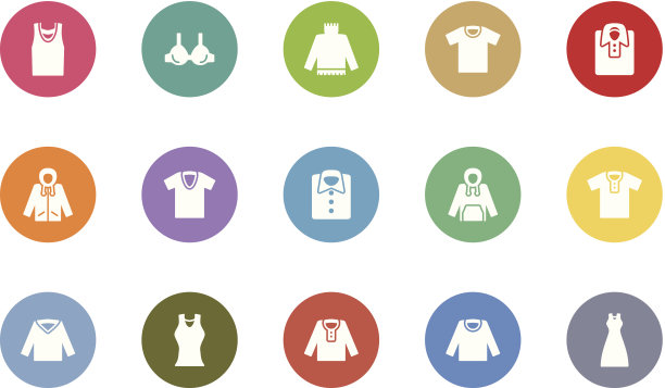 衣服图标图片下载