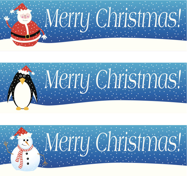 圣诞快乐横幅图片下载