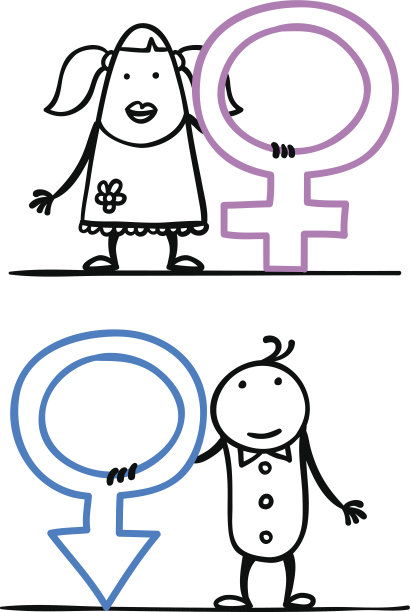 卡通男人和女人图片下载