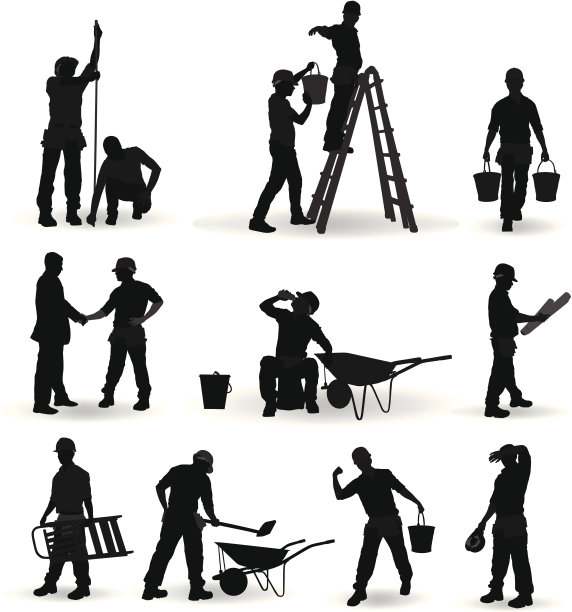 建筑工人图片下载