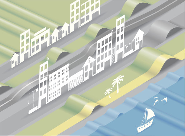 在海上城市图片下载