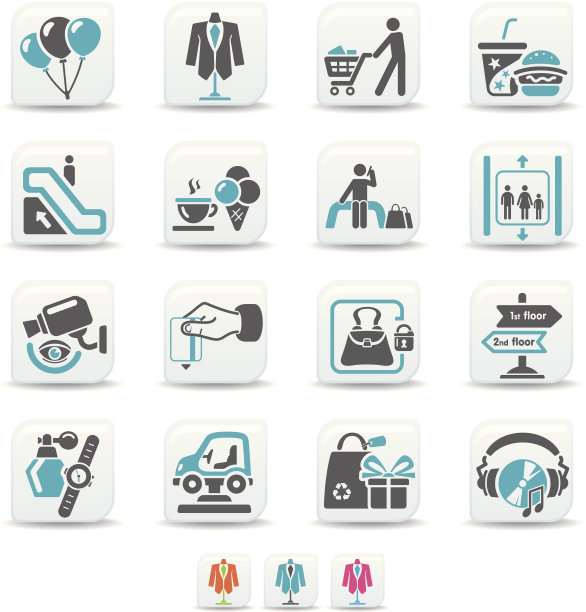 购物中心ICONS | simicoso收藏图片下载
