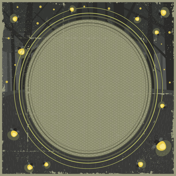 复古萤火虫框架-复制空间图片下载