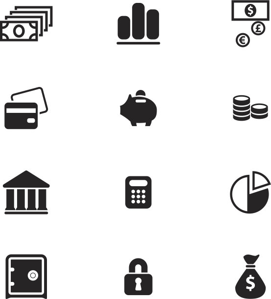 金融图标设置图片下载