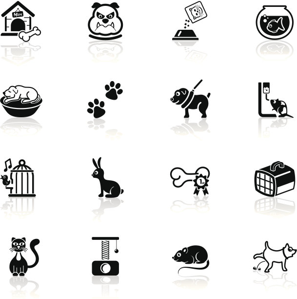 深黑系列|宠物图标图片下载