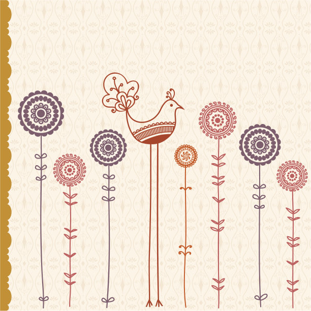 新鲜空气，鸟和花图片下载