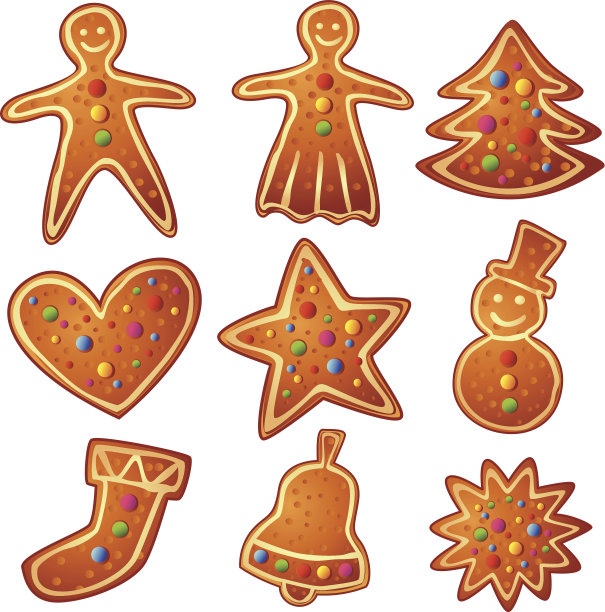 姜饼曲奇图片下载