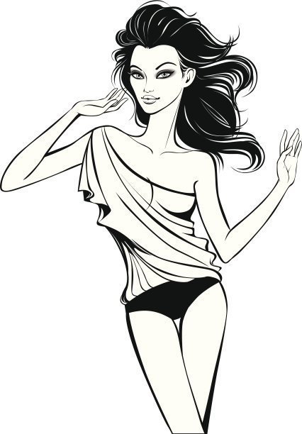 时尚的发型图片下载