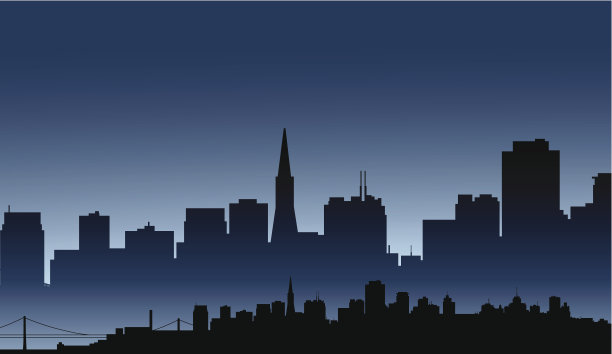 旧金山的天际线图片下载