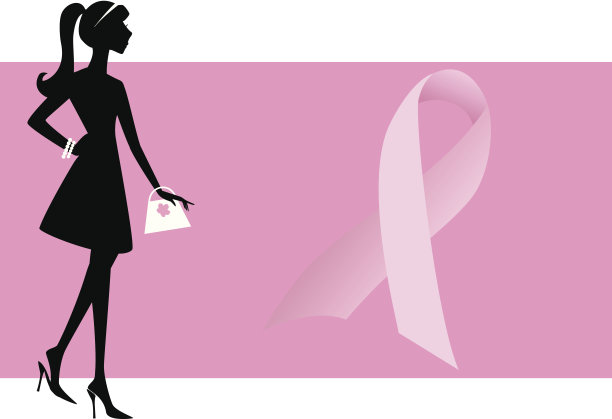 关注乳癌标语图片下载