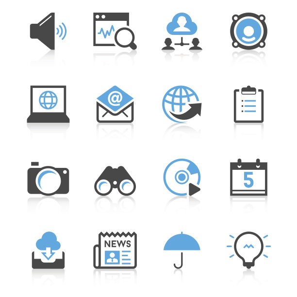 通讯和互联网图标集|简洁系列图片下载