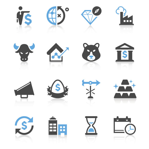 商业与投资图标集|简洁系列图片下载