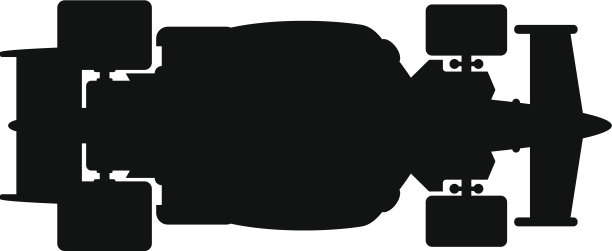 印第赛车的黑白照片图片下载