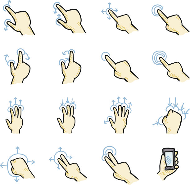 多点触摸Icon图片下载