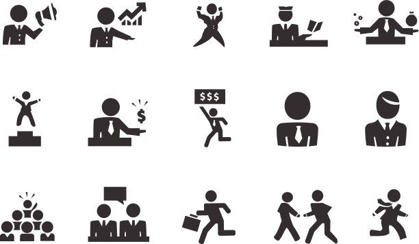 商务会议图标图片下载