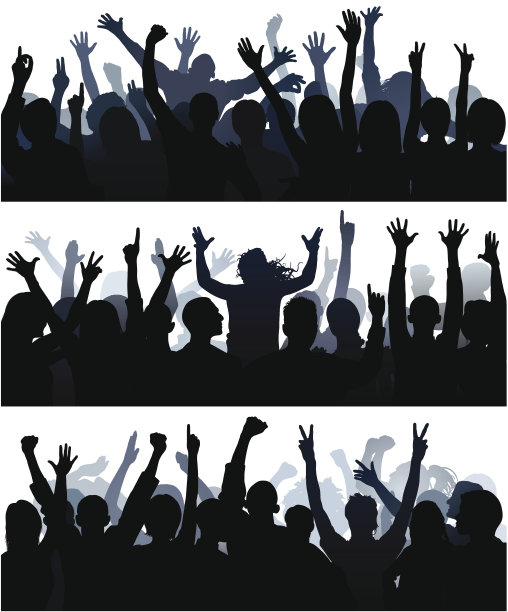 详细的人群(60人完成，裁剪路径隐藏腿)图片下载