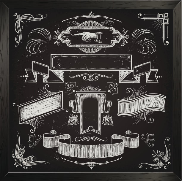 黑板横幅集图片下载