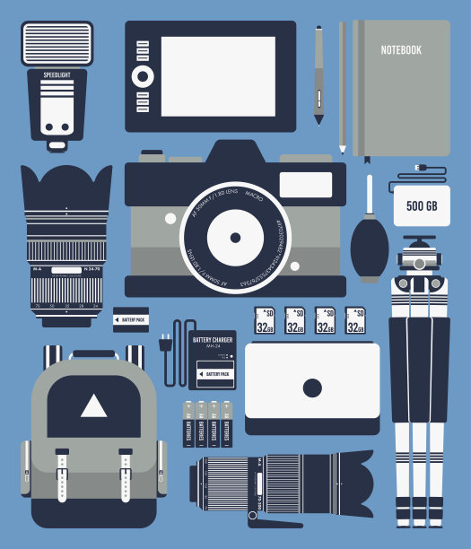 平面摄影设备图片下载