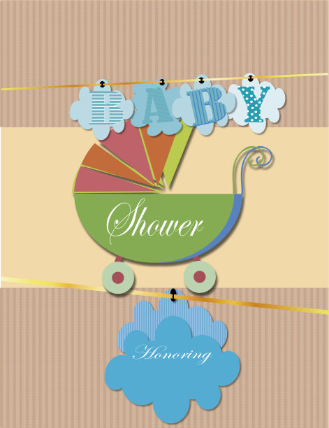 宝宝派对邀请图片下载