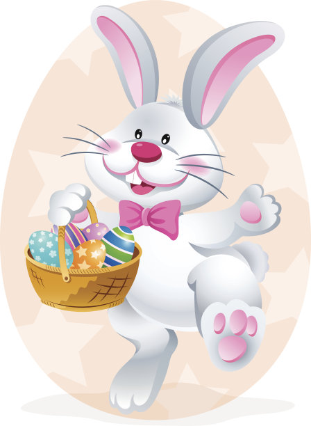 复活节兔子跳舞图片下载