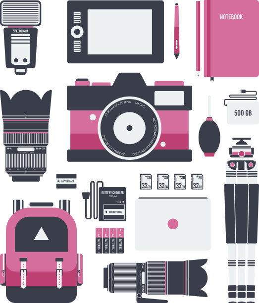 平面摄影设备图片下载
