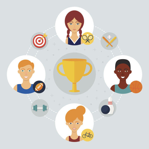 运动概念-专业人士的合作图片下载