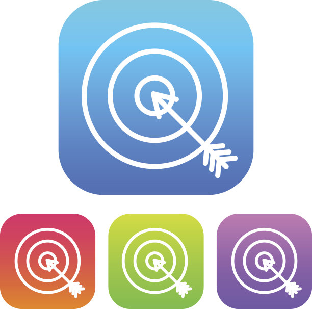 超轻界面目标图标图片下载