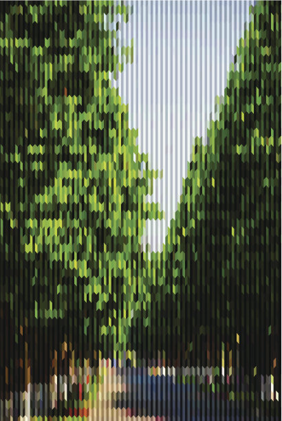 摘要条纹绿色景观格局背景图片下载