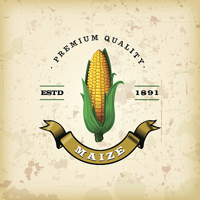 食品和膳食标签-玉米图片下载