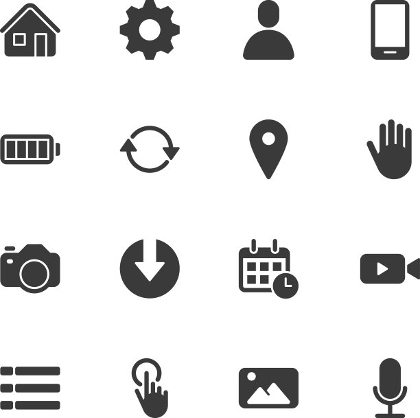 移动控制图标-常规图片下载