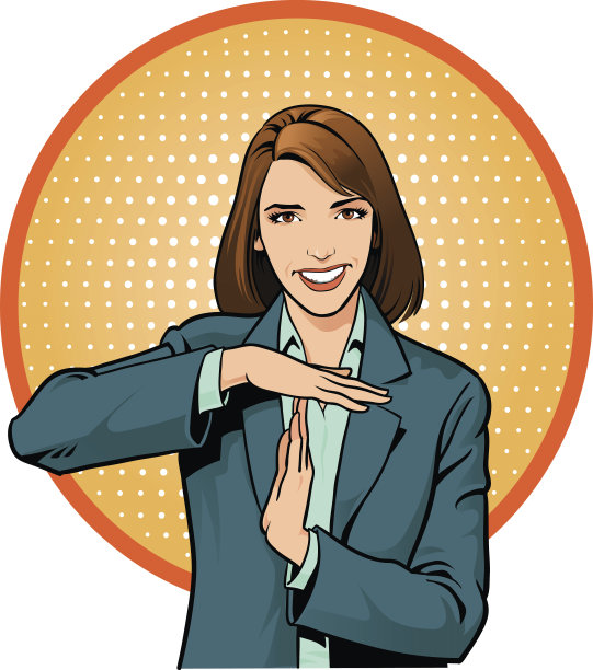 女商人呼吁暂停-姿态图片下载