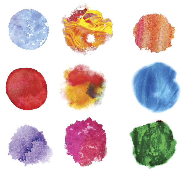 丰富多彩的画笔描边图片下载