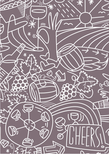 葡萄酒。灰色背景图片下载